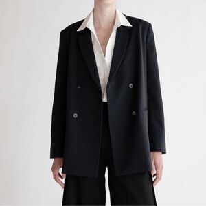 Oak + Fort | Double Breasted Oversized Blazer